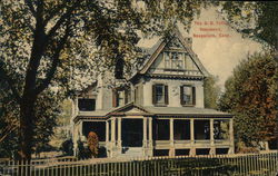 The B.B. Tuttle Residence Naugatuck, CT Postcard Postcard Postcard