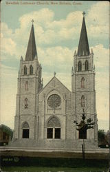 Swedish Lutheran Church New Britain, CT Postcard Postcard Postcard