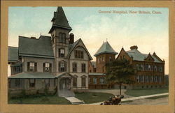 General Hospital New Britain, CT Postcard Postcard Postcard