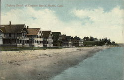Bathing Beach at Crescent Beach Postcard