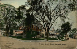 On West Street South Norwalk, CT Postcard Postcard Postcard