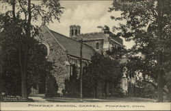 View of School Chapel Postcard