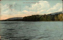 Looking Across Lake Oscaleta Ridgefield, CT Postcard Postcard Postcard