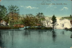 Oulet Snipsic Lake Rockville, CT Postcard Postcard Postcard