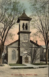 St. Johns Church Salisbury, CT Postcard Postcard Postcard