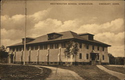 Westminster School Gymnasium Postcard