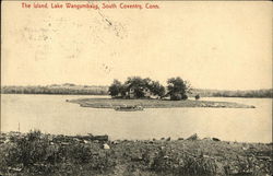 The Island, Lake Wangumbaug South Coventry, CT Postcard Postcard Postcard