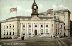 View of Town Hall Stamford, CT Postcard Postcard Postcard