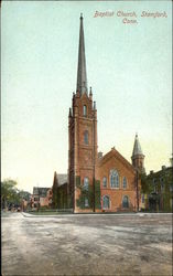 View of Baptist Church Postcard