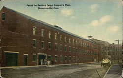 Part of the Hartford Carpet Company's Plant Postcard