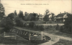 Summer Residence of the Marcy Family Union, CT Postcard Postcard Postcard