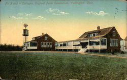 No. 3 and 4 Cottages, Gaylord Farm Sanatorium Wallingford, CT Postcard Postcard Postcard