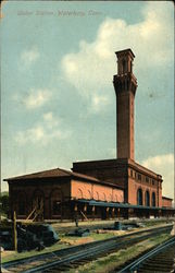 Union Station Waterbury, CT Postcard Postcard Postcard