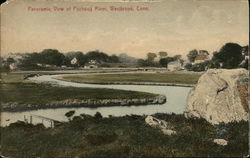 Panoramic View of Pochoug River Westbrook, CT Postcard Postcard Postcard