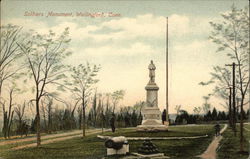 Soldiers Monument Postcard