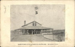 Hartford City Guard Club House Postcard