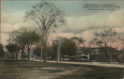 Broad Street, South from Maple Ave. Windsor, CT Postcard Postcard Postcard