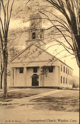 Congregational Church Windsor, CT Postcard Postcard Postcard