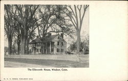 The Ellsworth House Windsor, CT Postcard Postcard Postcard