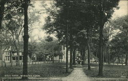 View of East Park Winsted, CT Postcard Postcard Postcard