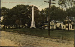 Looking Toward Soldiers Monument Postcard