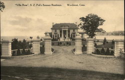 "Villa Rosa", S.Z. Poli's Summer Residence Postcard