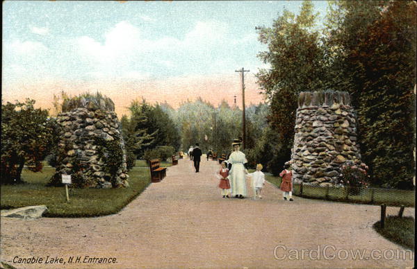 Entrance to Canobie Lake Salem New Hampshire