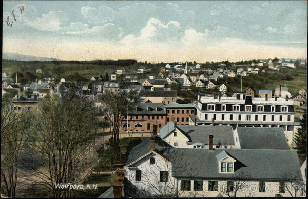 View of Town Wolfeboro New Hampshire