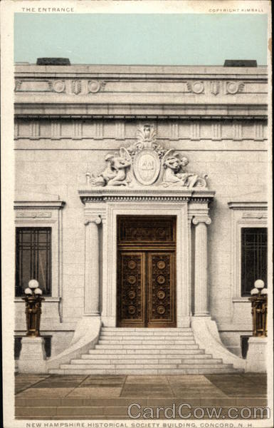New Hampshire Historical Society Buidling - Entrance Concord