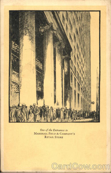 Marshall Field & Company - Entrance Chicago Illinois
