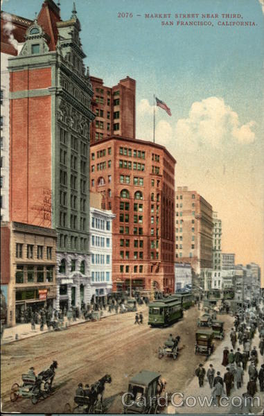 Market Street near Third San Francisco California