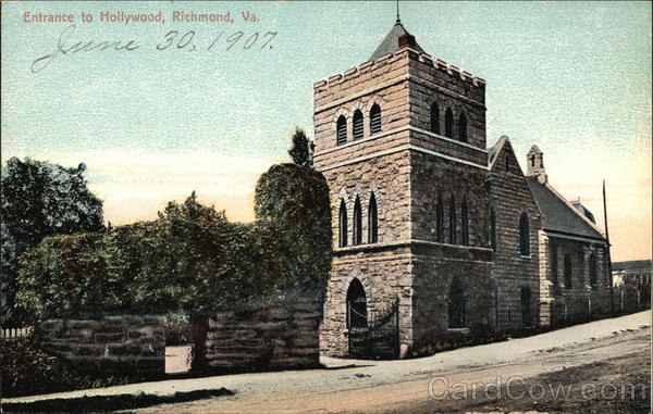 Entrance to Hollywood Richmond Virginia