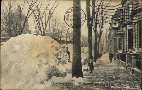 Dorchester Street Montreal QC Canada Quebec