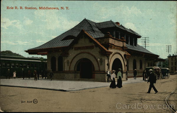 Erie RR Station Middletown New York