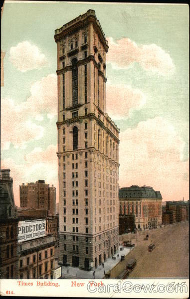 Street View of Times Building New York