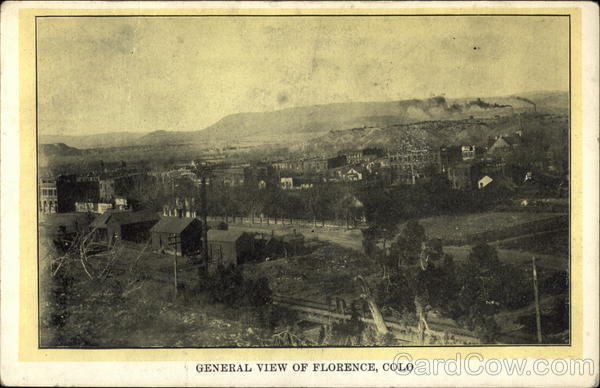 General View of Town Florence Colorado