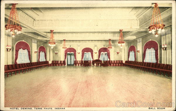 Hotel Deming, Ball Room Terre Haute Indiana