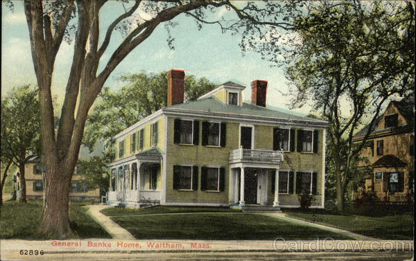 General Banks Home Waltham Massachusetts