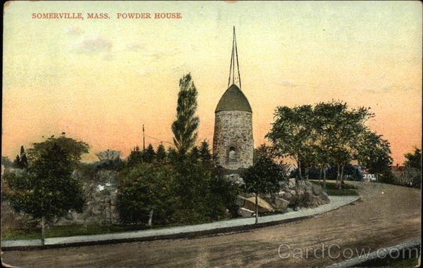 Street View of Powder House Somerville Massachusetts