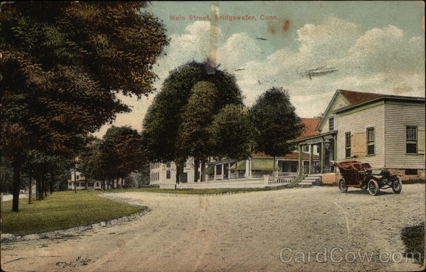 Main Street View, on the D & RG RR Bridgewater Connecticut