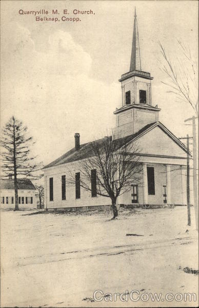 Quarryville M.E.Church, Belknap Cnopp. Bolton Connecticut