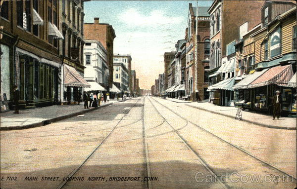 Main Street, looking North Bridgeport Connecticut