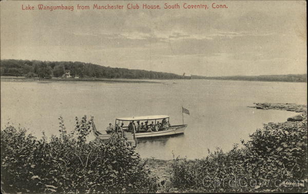 Lake Wangumbaug from Manchester Club House South Coventry Connecticut