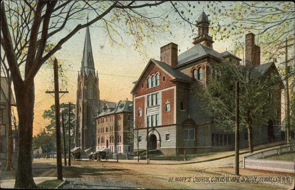 St Mary's Church, Convent and School Derby Connecticut