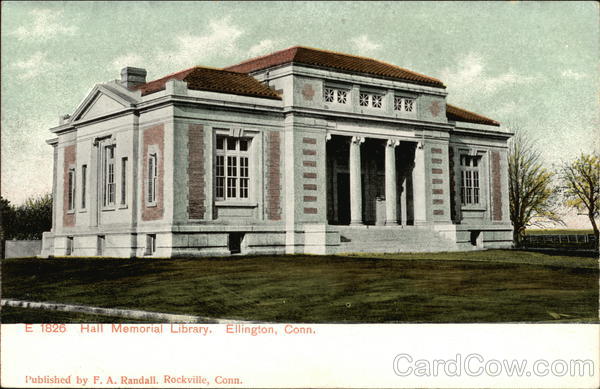 Hall Memorial Library Ellington Connecticut