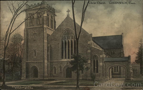 Christ Church Greenwich, CT Postcard