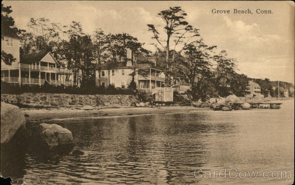 Beach and Residences Grove Beach Connecticut