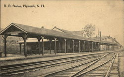 RR Station Vew Postcard