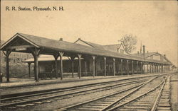 RR Station Vew Plymouth, NH Postcard Postcard Postcard