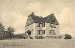 High School and Grounds Postcard